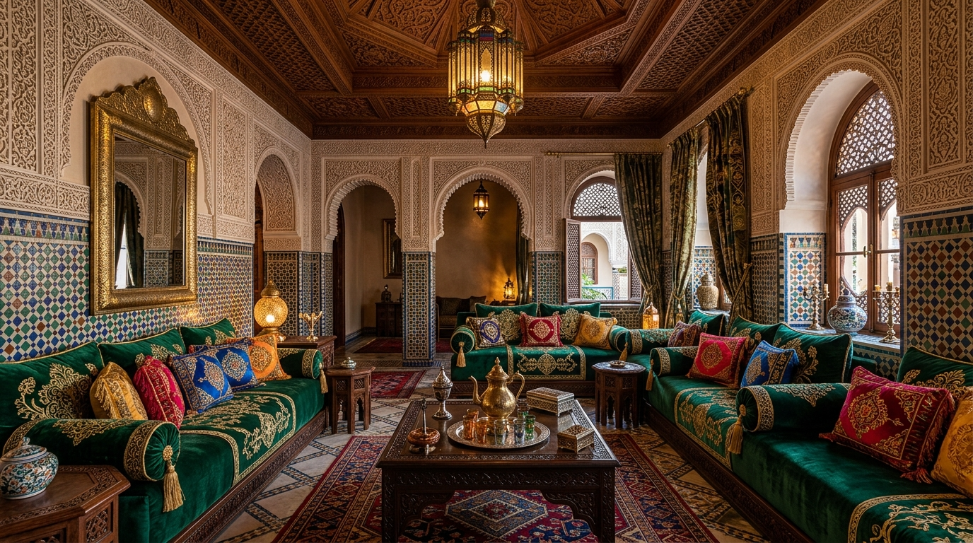 Add carved wood or intricate detail as a focal point